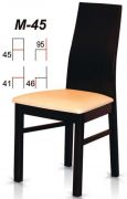 Dřevěná židle M45
