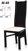 Dřevěná židle M48