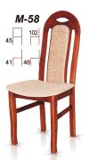 Dřevěná židle M58