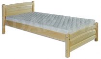 Dřevěná postel jednolůžko z borovicového masivu
