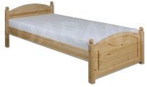 Dřevěná postel 126 jednolůžko z borovice