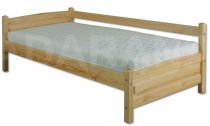 Dětská dřevěná postel se zábranou šířka 90 cm