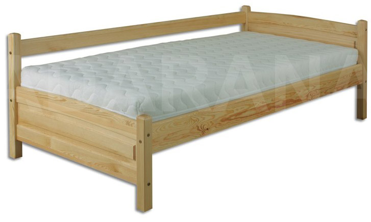 Dětská dřevěná postel 132 z borovice šířka 90 cm