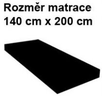 Rozměr matrace 140 cm x 200 cm