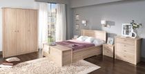 Ložnice s manželskou postelí s úložnými šuplíky Finezja 1