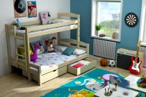 Patrová postel pro děti s rozšířeným lůžkem