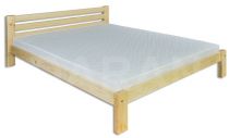 Dřevěná manželská postel 105 z borovice 140 x 200 cm