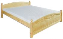 Dřevěná manželská postel 103 z borovice 180 x 200 cm