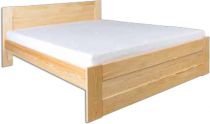 Dřevěná manželská postel 102 borovice šířka 140 cm