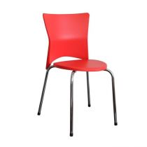 Plastová židle červená