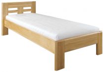 Jednolůžková postel LK260 z dubového dřeva 80, 90 a 100 cm