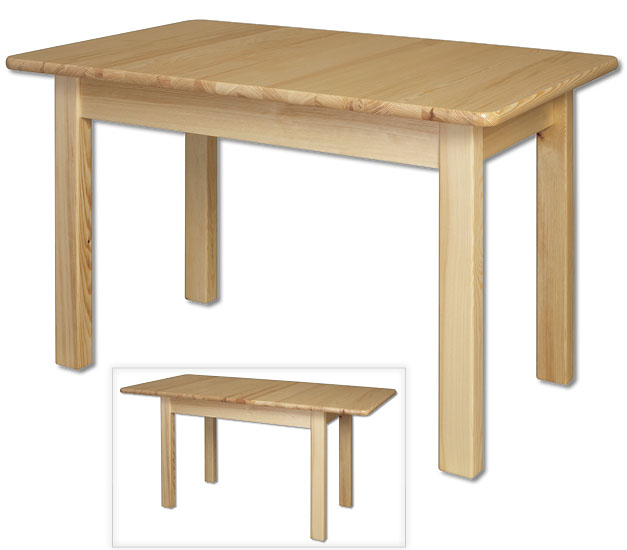 Rozkládací stůl ze dřeva ST101 masiv borovice