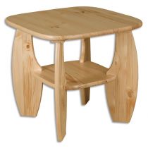 Čtvercový konferenční stolek ST115 masiv borovice