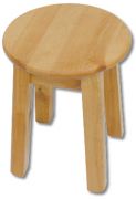 Kulatá stolička KT253 masiv borovice