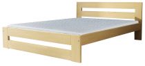 Dřevěná postel s velkým úložným prostorem Marina 140