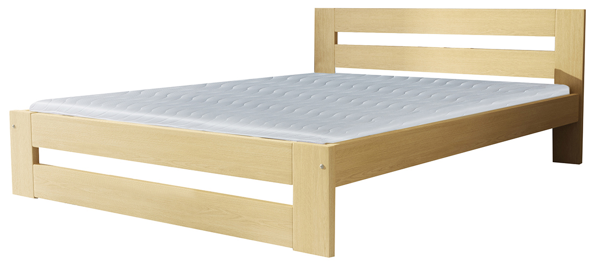 Dřevěná postel s velkým úložným prostorem Marina 160