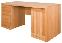 Pevně smontovaný psací stůl z masivního dřeva buk 160 cm