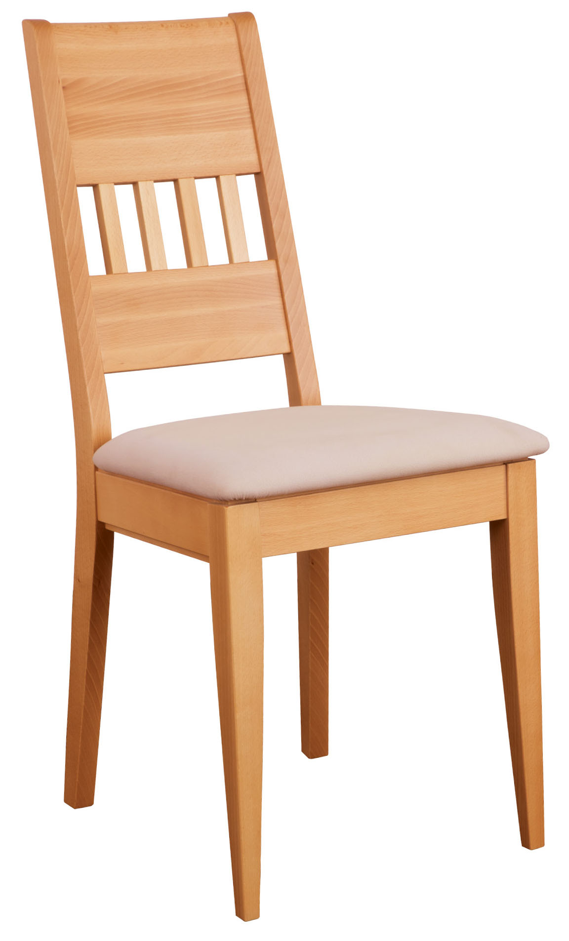 Polstrovaná židle 174 z masivního dřeva buk