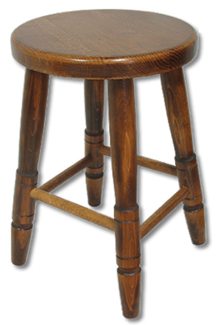 Stolička z bukového dřeva výška 45 cm