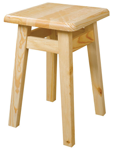 Dřevěná stolička z borovice výška 45 cm