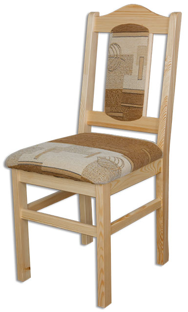 Židle s měkkým polstrováním KT102 masiv borovice
