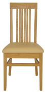 Kvalitní buková židle s polstrovaným sedákem KT179
