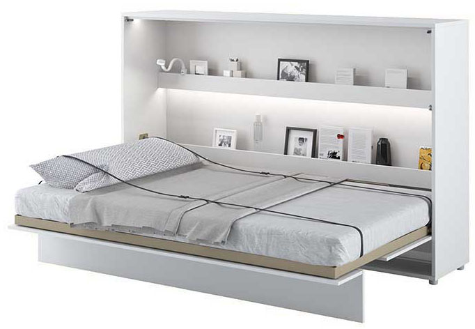 Výklopná postel Bed concept 05 s exkluzivními systémy pro matraci 120 x 200 cm
