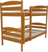 Levná dřevěná patrová postel pro děti PP 004