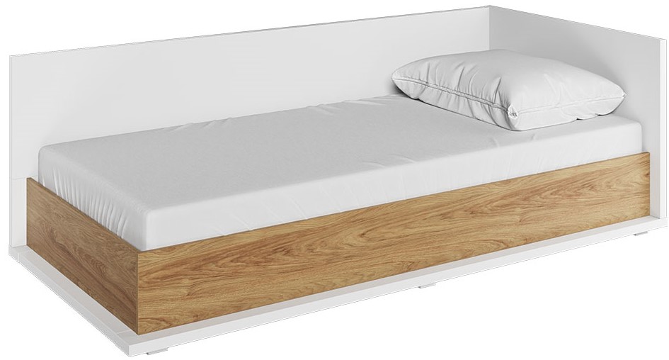 Dětská postel s výklopným roštem matrací a úložným prostorem Master 09 pravá