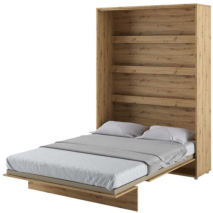 Výklopná postel Bed concept 01 s exkluzivními systémy pro matraci 140 x 200 cm