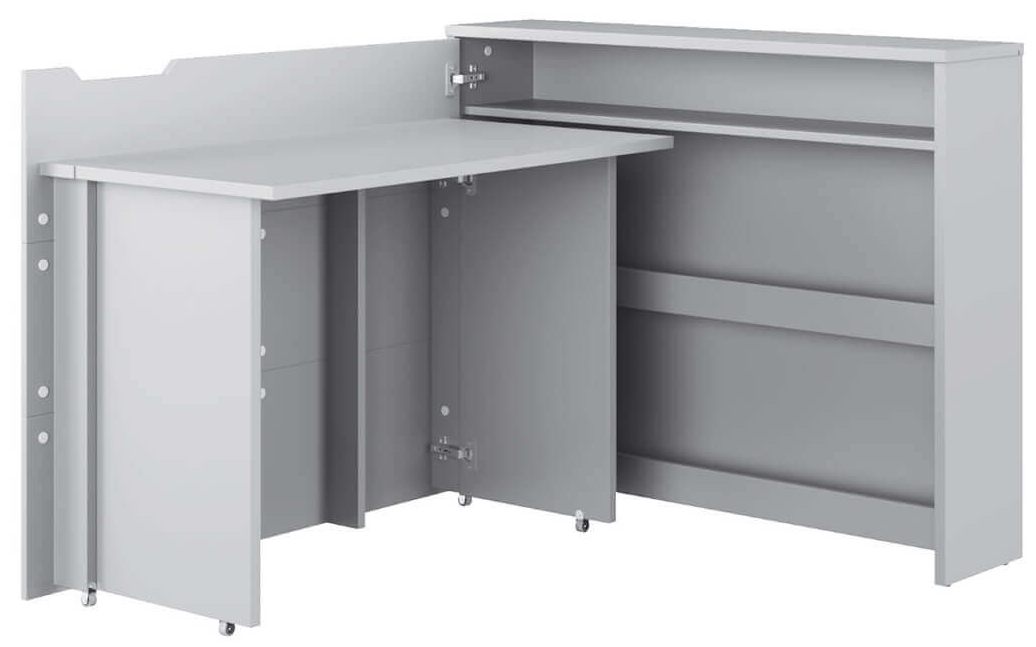 Skládací psací stůl Work Concept barva šedá