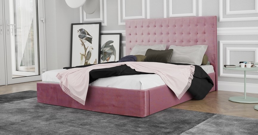 Čalouněná manželská postel Giacinto 140 / 160 cm