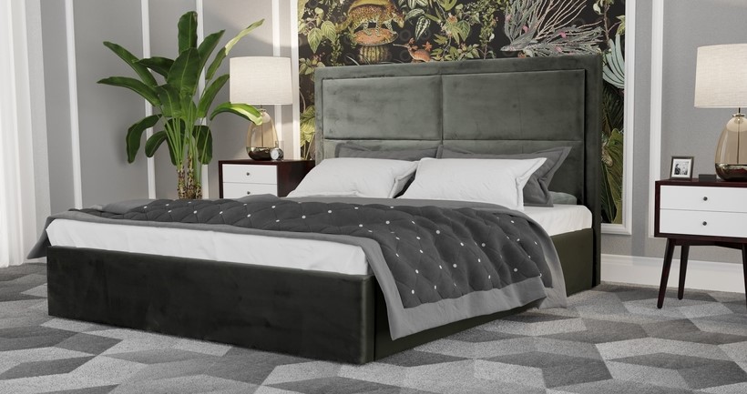 Čalouněná manželská postel Violetta 180 x 200 cm