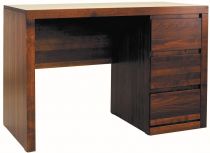 Pevně smontovaný psací stůl 401 z masivního dřeva buk 120 cm