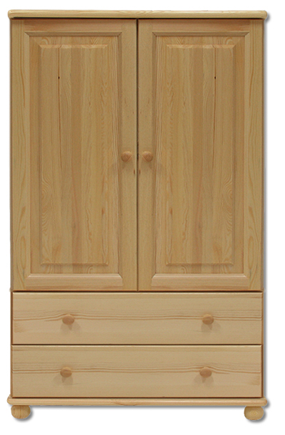 Nízká dřevěná skříň KD127 masiv borovice
