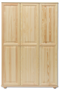 Šatní skříň SF105 masiv borovice šířka 120 cm