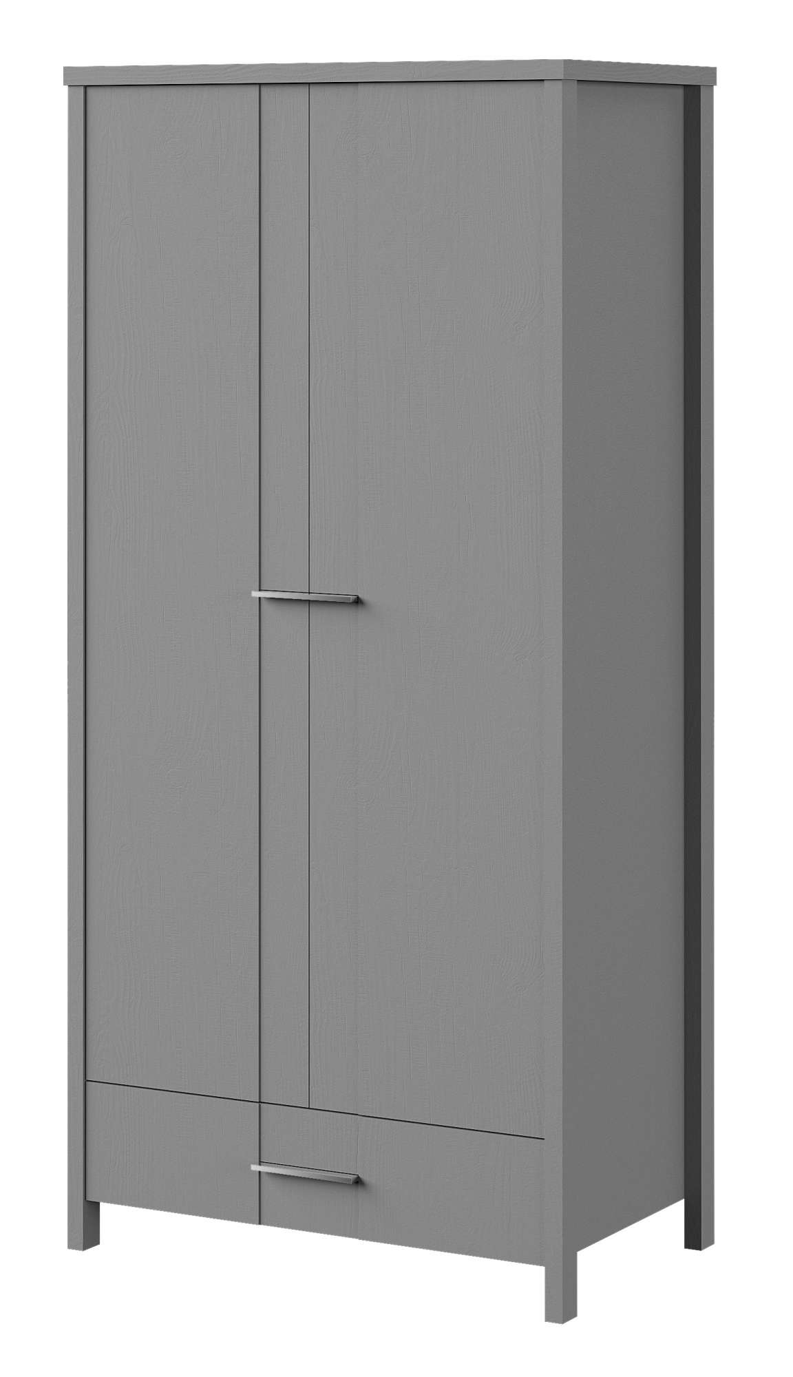 Dřevěná šatní skříň Lara01 dvoudveřová 90 cm