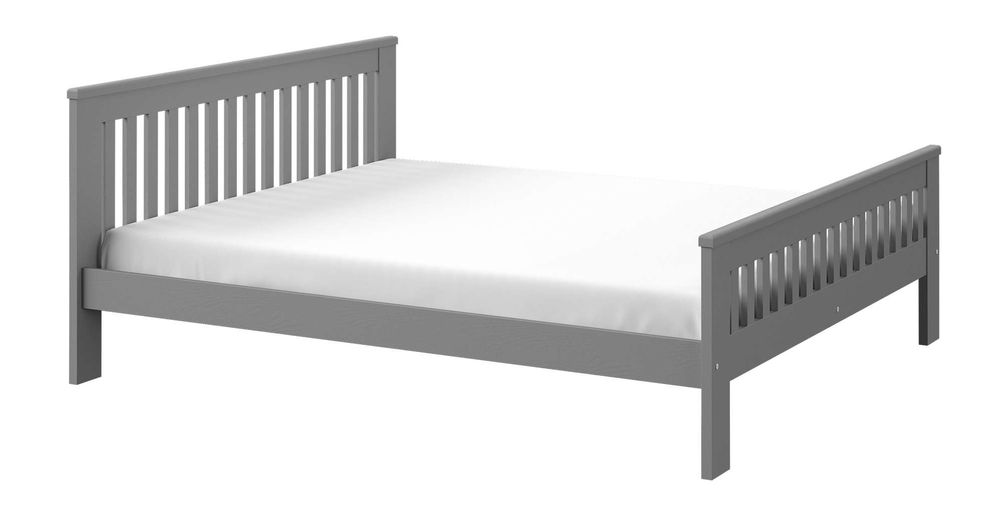 Dřevěná postel s roštem Lara04 výběr šířky