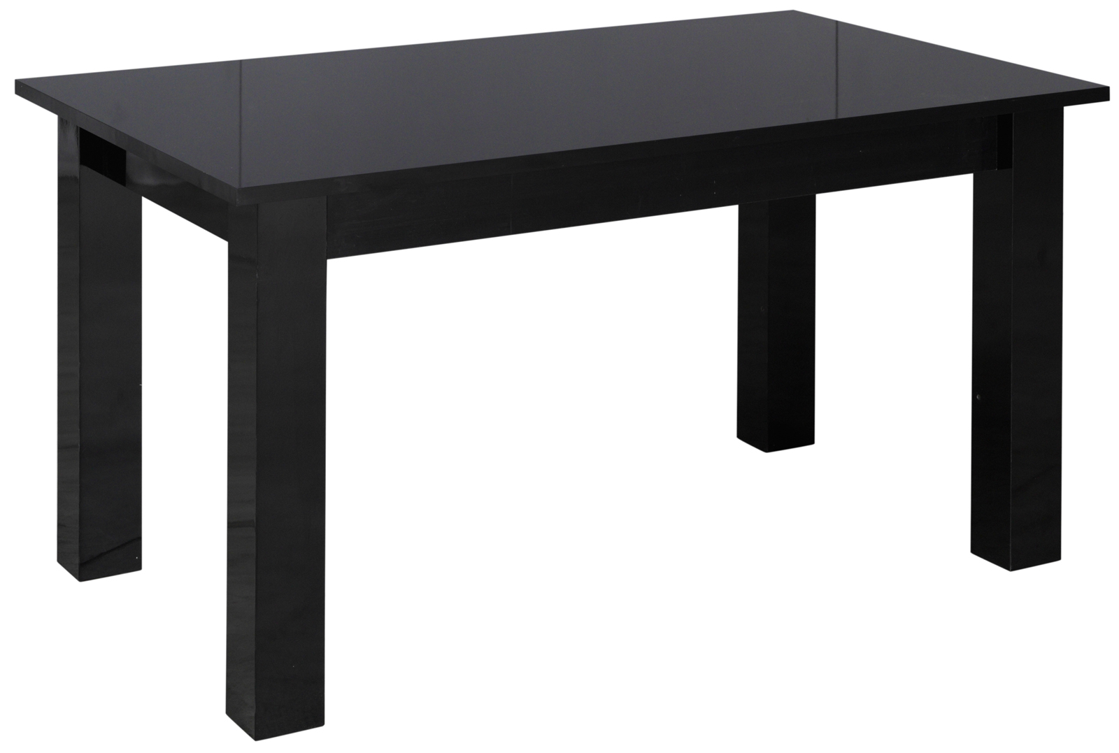 Konferenční stolek černý lesk šířka 102 cm